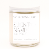 8.5oz Unlabeled Jar Soy Candle for Private Label - Brandless